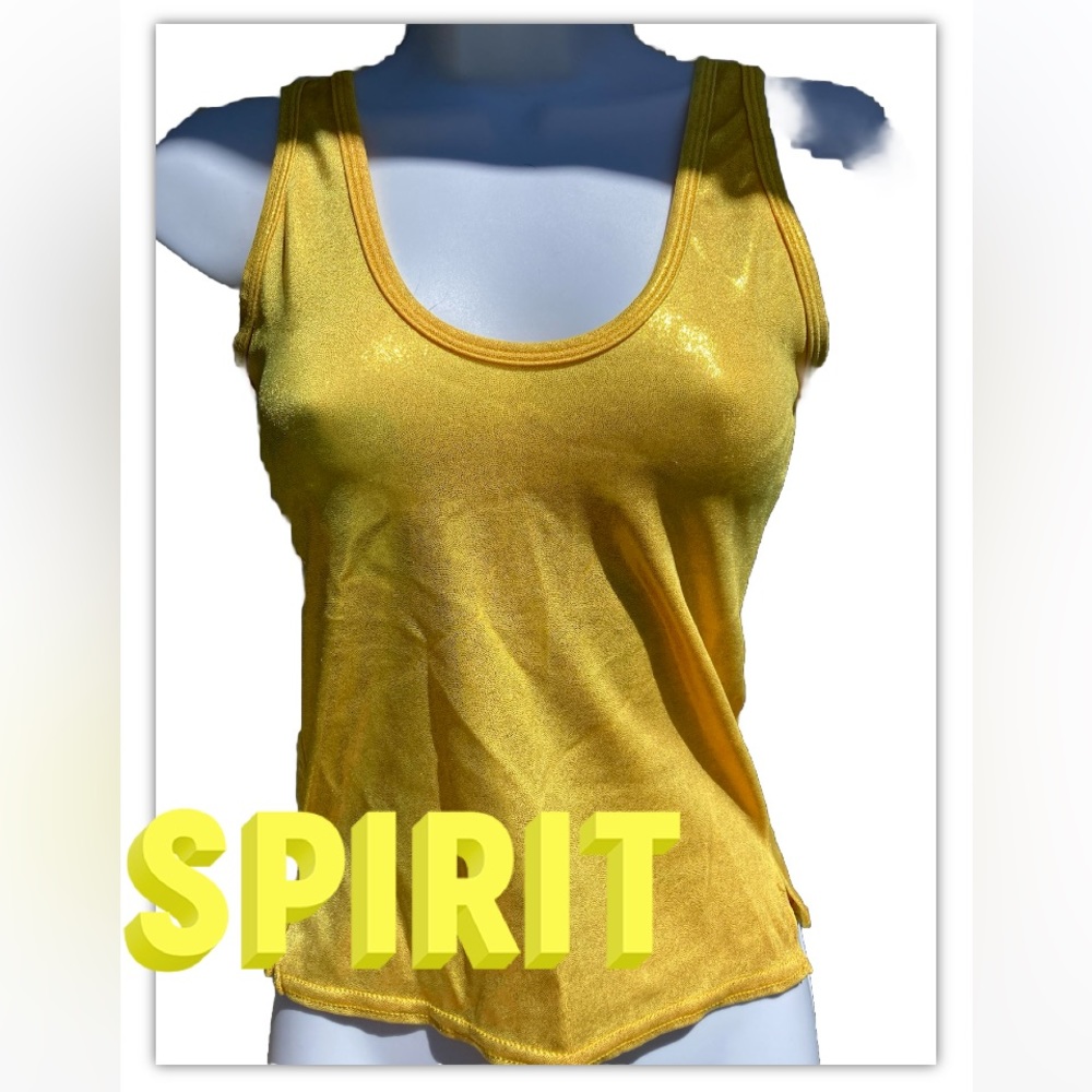 Womens Spirit Shiny Yellow Tank S Small